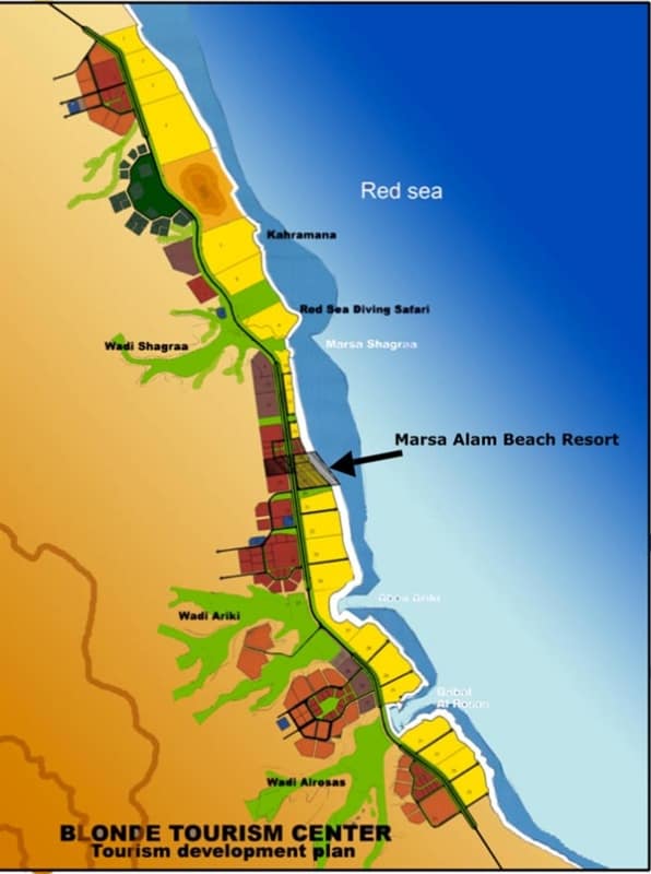 Egypt Map Marsa Alam
