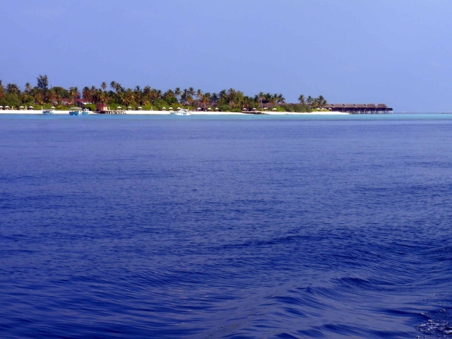 This is a scuba diving resort in Maldives