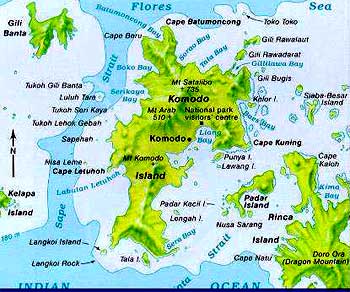 Komodo Island Travel Tips Indonesia Things To Do Map And Best Time   Komodo Island Map 