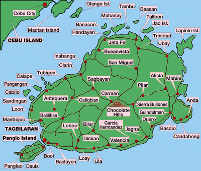 bohol map
