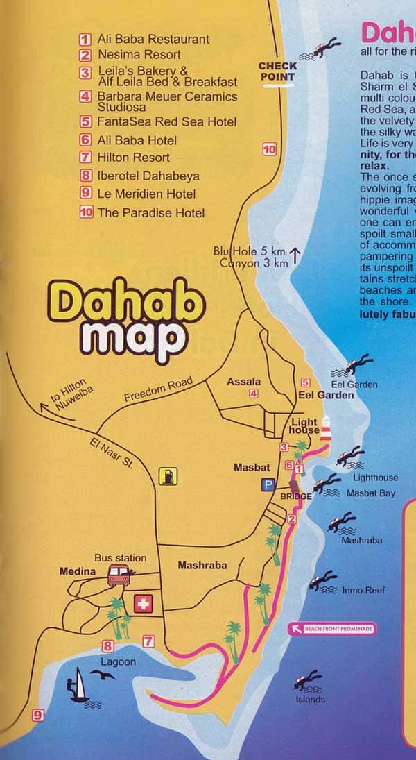 dahab map