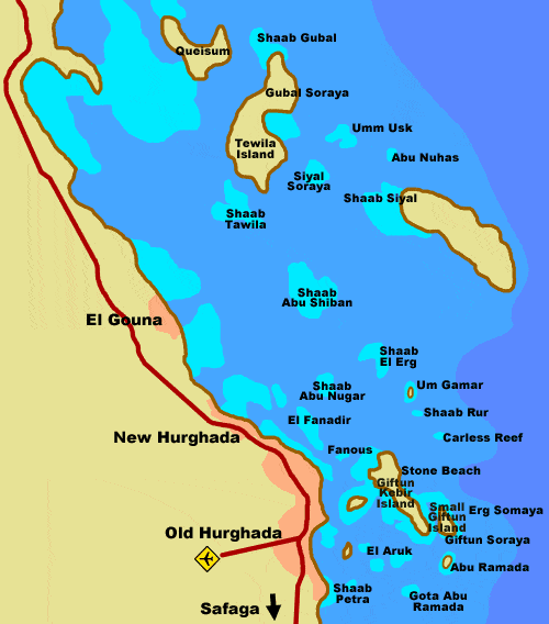 Hurghada Map 