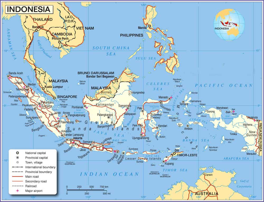 indonesia map