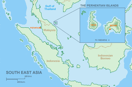 Perenthian Islands Travel Tips Malaysia Things To Do Map And Best   Perhentian Islands Map 