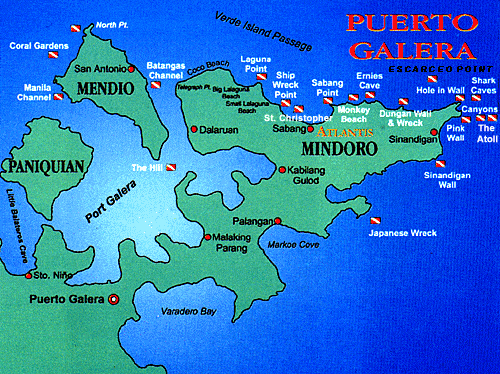 puerto galera map