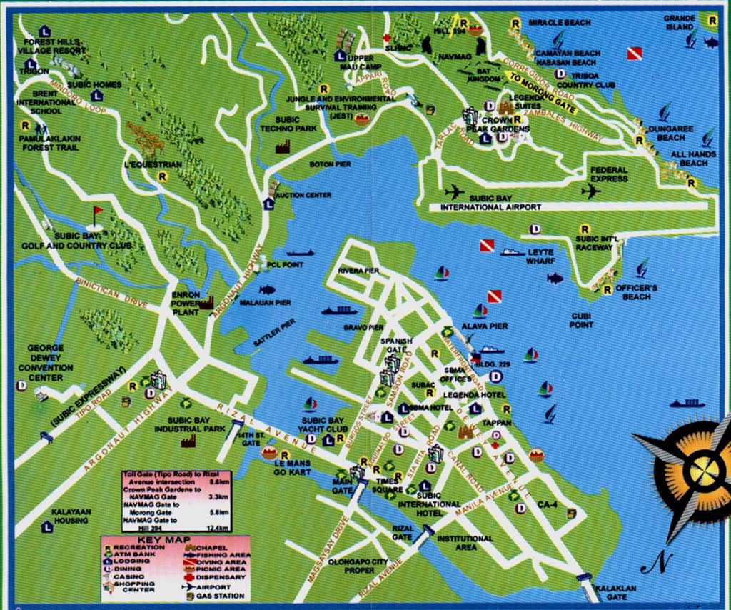 Subic Bay Philippines Map Subic Bay Travel Tips – Things To Do, Map And Best Time To Visit Subic Bay