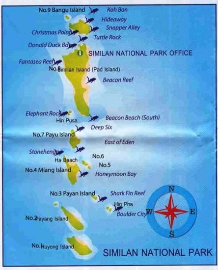 Similan-Islands-Map