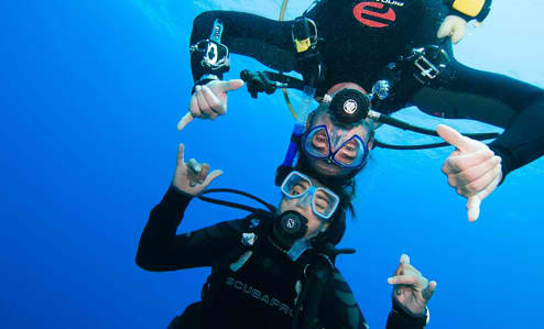 The best thing about SCUBA diving? You don’t even realize that you’re working out since you're having so much fun! 