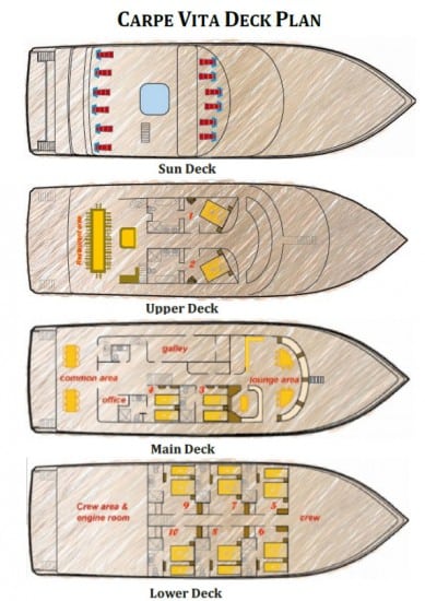 MV Carpe Novo, Liveaboard