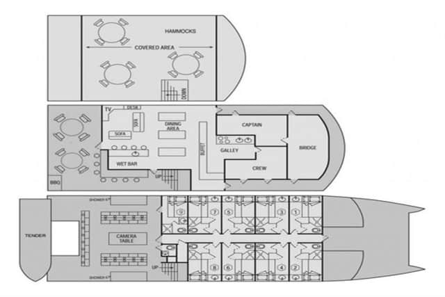 Rock Islands Aggressor Floor Plan