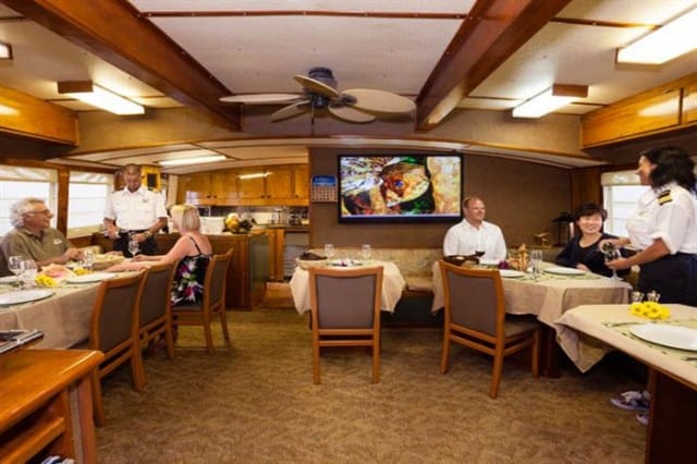 mv bahamas aggressor lounge liveaboard review