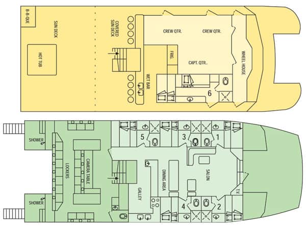 mv kona aggressor floor plan liveaboard review