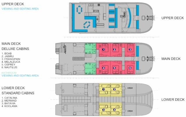 mv odyssey deck plan liveaboard review