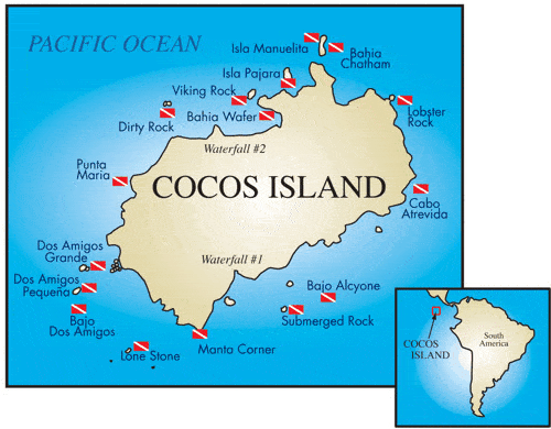 mv okeanos aggressor ii cocos map liveaboard review