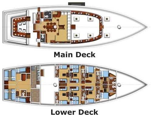 msy fiji siren deck plan liveaboard review