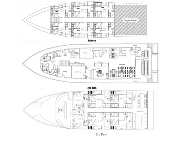 mv adora deck plan liveaboard review