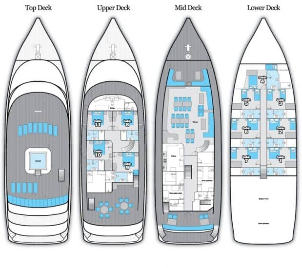 mv ocean sapphire deck plane liveaboard review