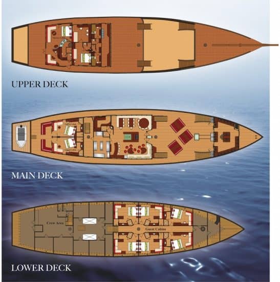 mv waow deck plan liveaboard review