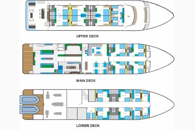 mv blue manta deck plan liveaboard review