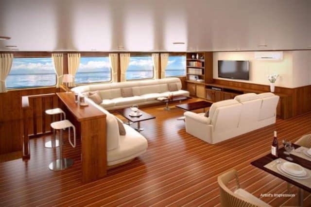 mv blue manta salon liveaboard review