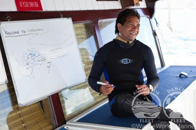 mv indo aggressor dive briefing liveaboard review