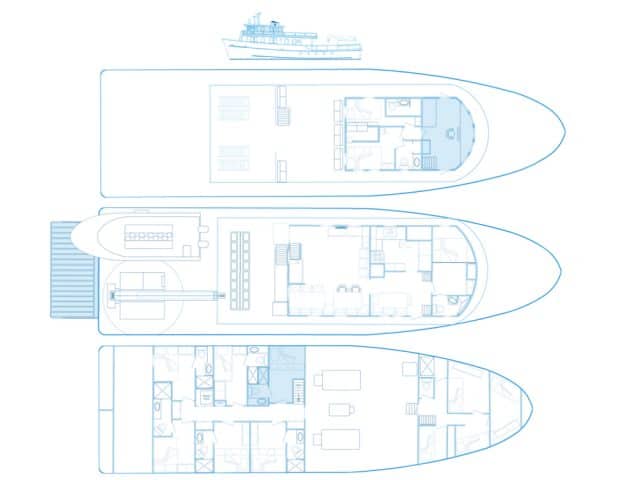 mv undersea hunter deck plan liveaboard review