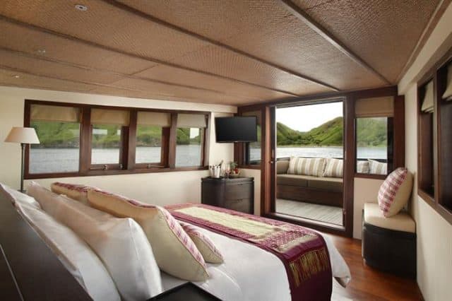 master suite alila purnama luxury liveaboard indonesia