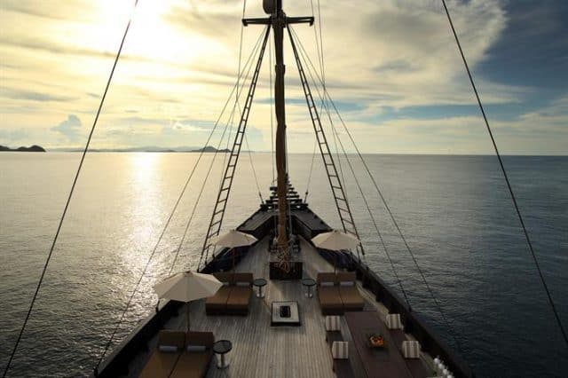 deck alila purnama luxury liveaboard indonesia