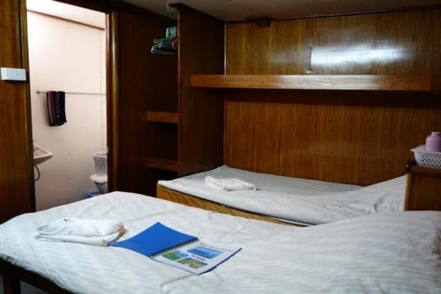 twin cabin bilikiki liveaboard diving cruise solomon islands