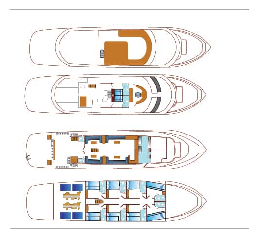 blue planet 1 liveaboard deck plan layout