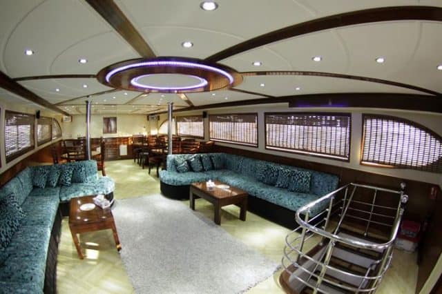 dining and lounge emperor asmaa liveaboard diving red sea