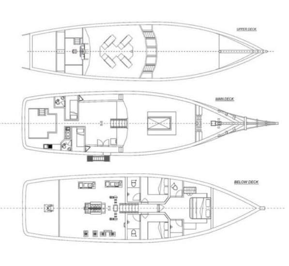 master cabin manta mae liveaboard indonesia komodo diving