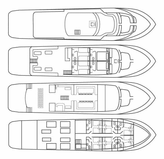 deck plan amelia liveaboard diving red sea