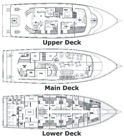 deck plan emperor orion liveaboard diving maldives 