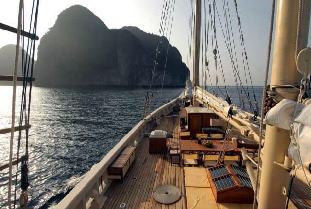 bow deck raja laut charter liveaboard indonesia thailand andaman sea