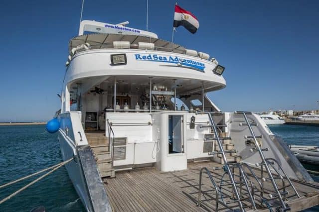 dive deck red sea adventurer liveaboard diving