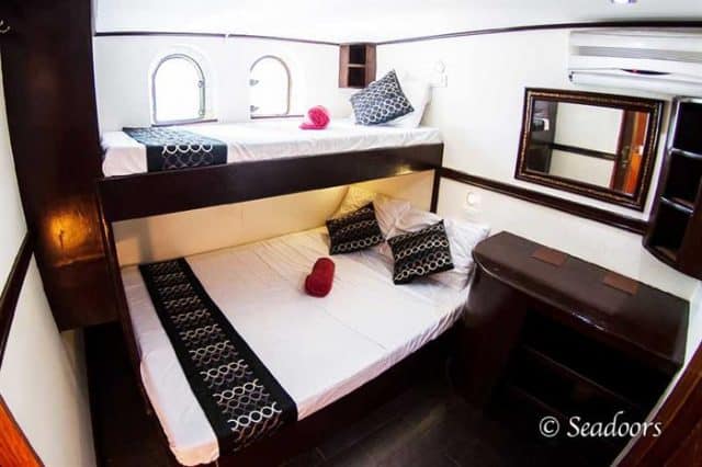 seadoors liveaboard diving philippines cabin