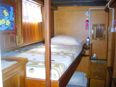 cabin nusa tara liveaboard diving indonesia 