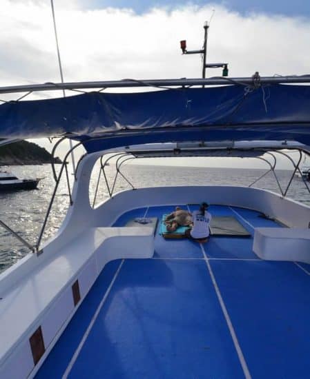 sundeck on andaman tritan liveaboard diving 