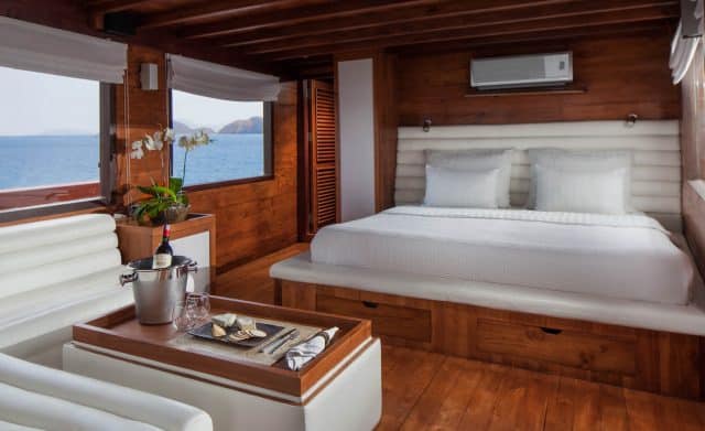 cabin samata liveaboard luxury scuba diving cruise indonesia