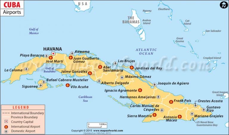 Cuba Travel Tips – Caribbean Things To Do, Map And Best Time To Visit Cuba