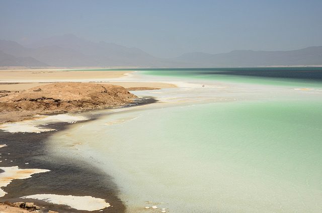 scuba in this salt lake in djibouti