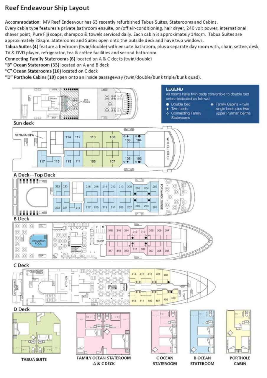 reef endeavour small cruise ship diving liveaboard fiji islands