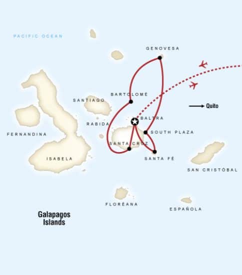estrella del mar ship cruise galapagos adventure