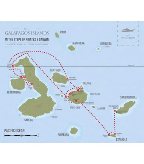 mv evolution cruise galapagos islands