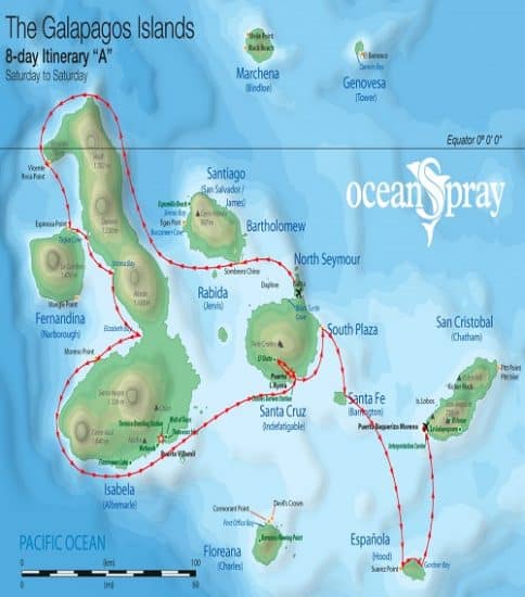 ocean spray galapagos islands adventure cruise