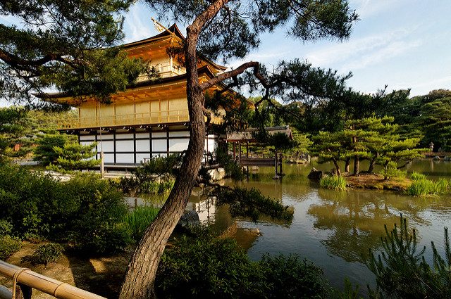 Kinkaku-ji or Golden Pavillion in Kyoto, Japan Photograph by syvwlch