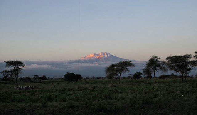 Mount Kilimanjaro at Sunset