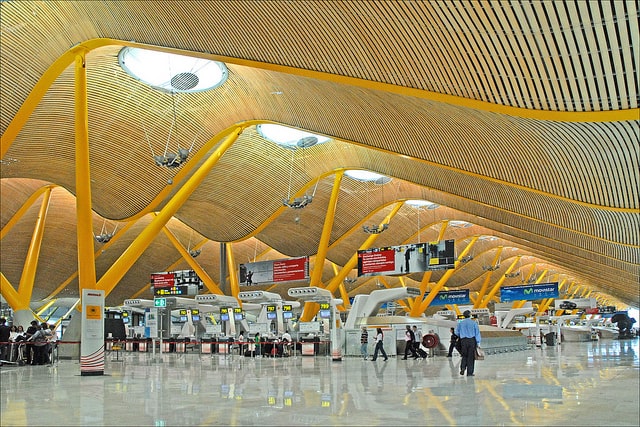 Barajas Airport Madrid Spain Photo by Jean-Pierre Dalbéra