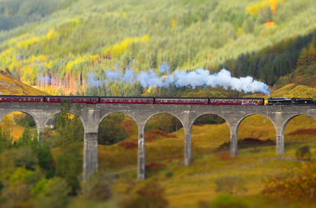 The Jacobite on Glenfinnan viaduct by Mark Sykes